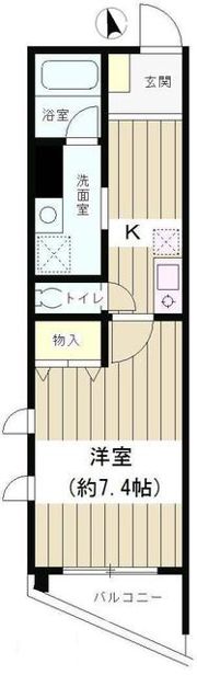 フレール南長崎の間取り画像