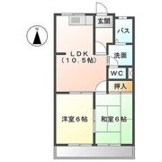 ニューハイムⅢの間取り画像