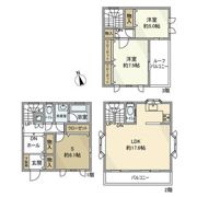 経堂戸建の間取り画像