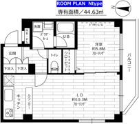 ステージグランデ蒲田の間取り画像