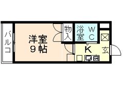 サンシャイン88 A棟の間取り画像
