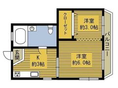 コスモス長浜の間取り画像