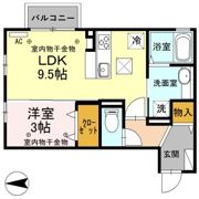 Harmony(ハーモニー) Bの間取り画像