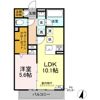 Clair島田の間取り画像