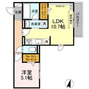 Clair島田の間取り画像