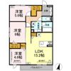 Clair島田の間取り画像