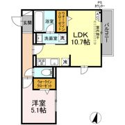 Clair島田の間取り画像