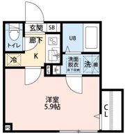 津川サンライト足立の間取り画像