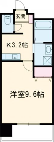 クロノス42新町Ⅴの間取り画像