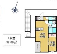 La-Crea LKS（ラクリエ・エルケーエス）の間取り画像