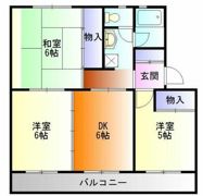 レクセル葛川Aの間取り画像