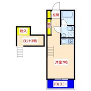 GARDENIA中央の間取り画像
