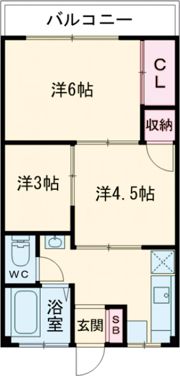 ドゥエリング三愛東青梅の間取り画像