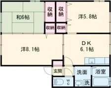 HELLO室Aの間取り画像