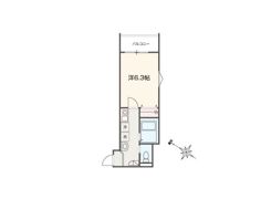 MELLAS大和田の間取り画像