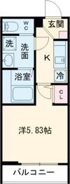 GRADUS福生Ⅱの間取り画像