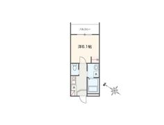 MELLAS大和田の間取り画像