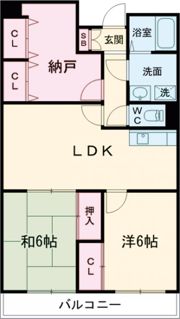 ラフィーネ壱番館の間取り画像