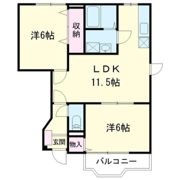 ユーロパレスⅡの間取り画像