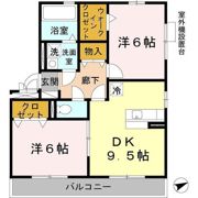 フォンテーヌ ブローの間取り画像