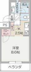 アビテ・ヴィルⅢの間取り画像