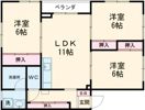 レーベン美里の間取り画像