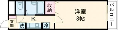 パルスコート新大宮の間取り画像