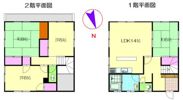 円一町五丁目 大山貸家の間取り画像