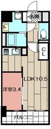 G-Apartment開の間取り画像
