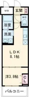 D porta adorableの間取り画像