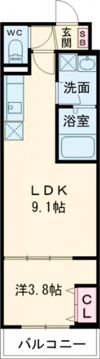 D porta adorableの間取り画像