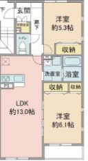 ガーデンコートの間取り画像
