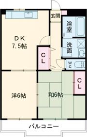 メゾンドール西久保Ⅰの間取り画像