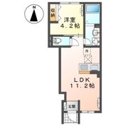 仮）富久山福原町裏新築アパートの間取り画像