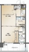 エンクレスト天神南Ⅲの間取り画像
