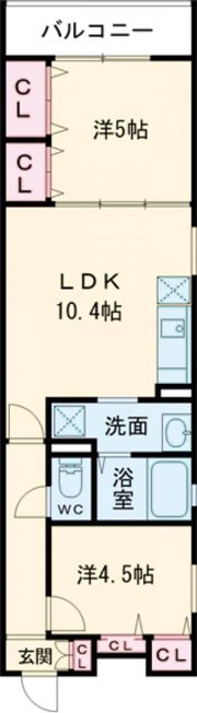 クリエオーレ打越町の間取り画像