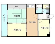 シャトー第一土山の間取り画像