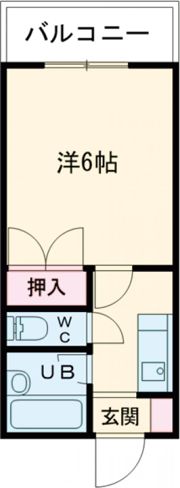 フレクション大在の間取り画像