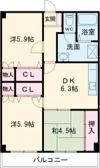 グリーンヒル高城の間取り画像