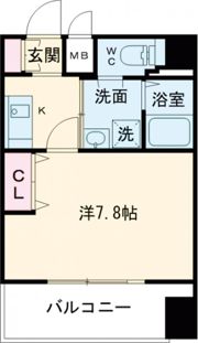 ディナスティ神戸元町通の間取り画像