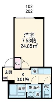 GRADUS検見川（1丁目）の間取り画像
