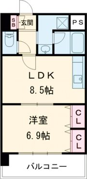 サザンパークスの間取り画像