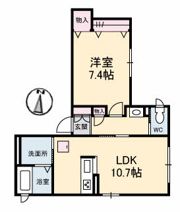 イル・ビナーリオ大竹の間取り画像