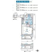 リヴシティ森下駅前の間取り画像