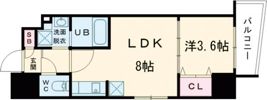 S-RESIDENCE広島駅EASTの間取り画像
