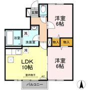 メゾン・ローズマリー Bの間取り画像