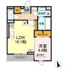 DーROOM六十人町 Aの間取り画像
