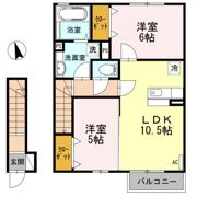アルページュ相生 Bの間取り画像