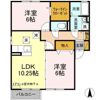 クレストパーク Aの間取り画像