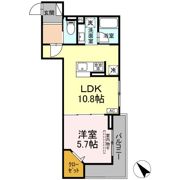 D'Bless鶴見市場の間取り画像